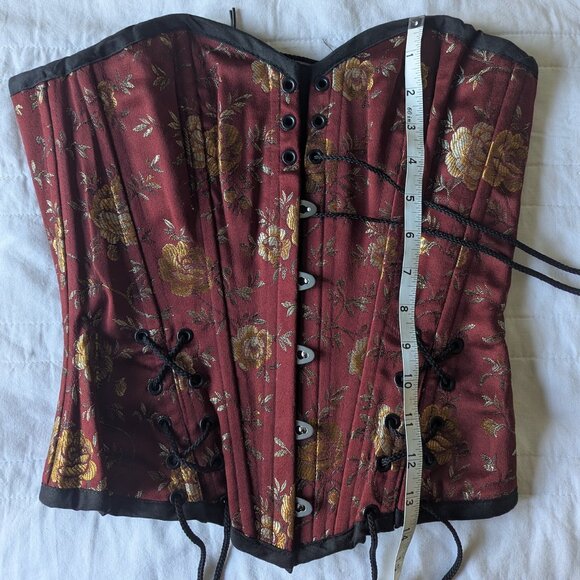 Renaissance Faire Overbust Corset - Pirate Style - Size Small - Picture 2 of 5